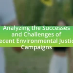 Analyzing the Successes and Challenges of Recent Environmental Justice Campaigns