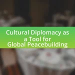 Cultural Diplomacy as a Tool for Global Peacebuilding
