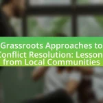 Grassroots Approaches to Conflict Resolution: Lessons from Local Communities