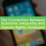 The Connection Between Economic Inequality and Human Rights Violations