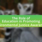 The Role of Education in Promoting Environmental Justice Awareness