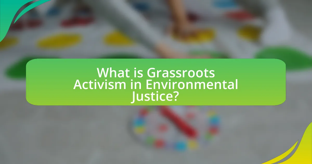 What is Grassroots Activism in Environmental Justice?
